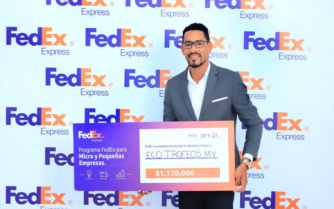 Eco Trofeos MV gana el concurso ‘Programa FedEx para Micro y Pequeñas Empresas’ en RD